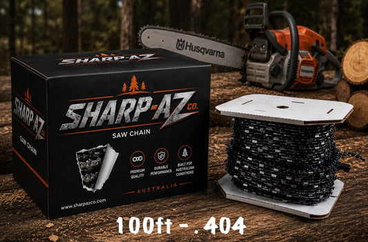 100FT roll of .404 .063 SHARP-AZ EXTREME Tungsten Carbide Chainsaw Chain