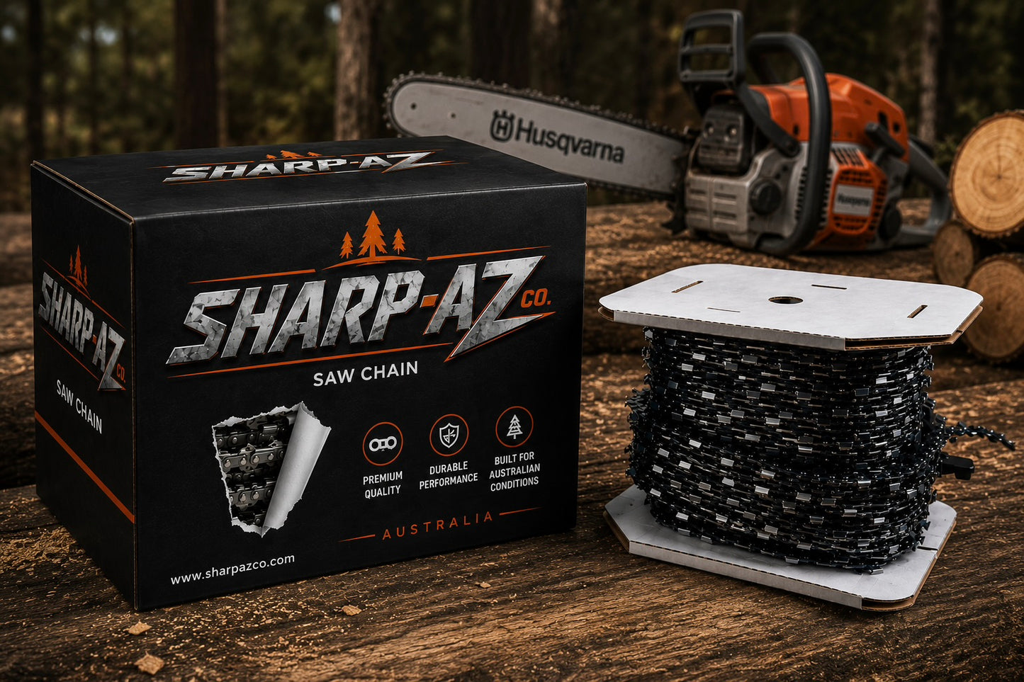 Rolls of .325 SHARP-AZ EXTREME Tungsten Carbide Chainsaw Chain